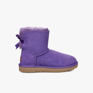 Ugg Mini Bailey Bow II Klassiska Stövlar Dam Lila (374892FEP)